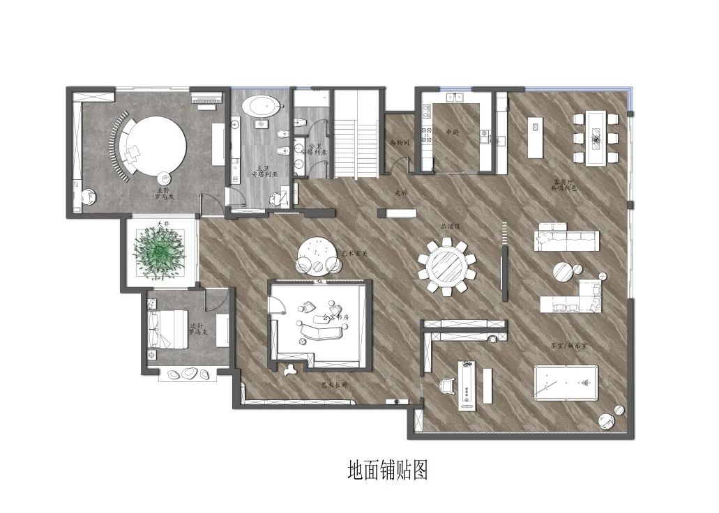 一期一绘丨轻奢独栋别墅，用无限连纹抒写秋韵的心灵居所(图2)