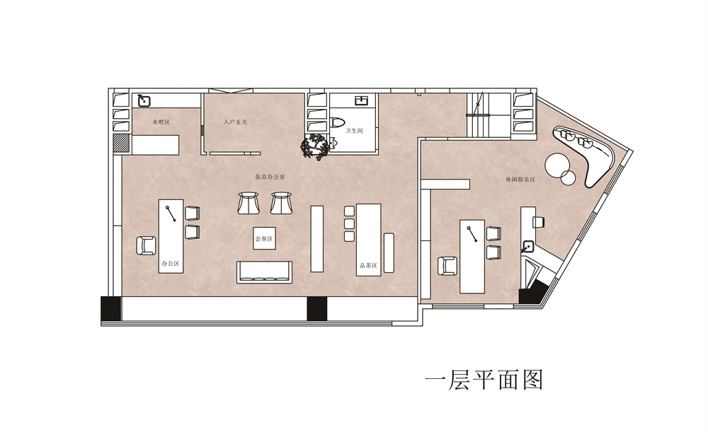 连纹美学丨208㎡私人工作室，雅奢之韵·意趣自成(图18)