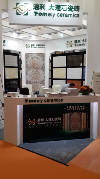 通利大理石瓷砖参加厦门石材展满载而归(图2)
