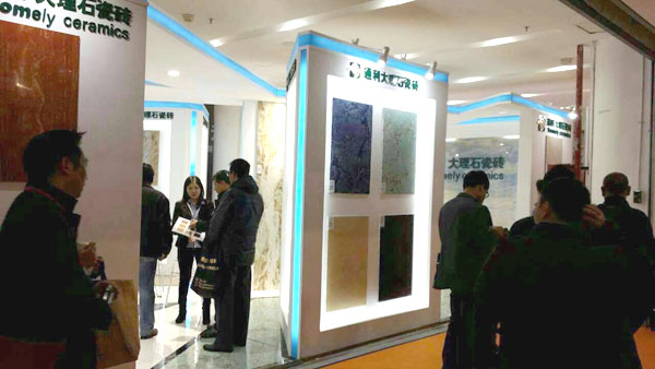 通利大理石瓷砖参加国际石材展，角逐国际市场(图4)