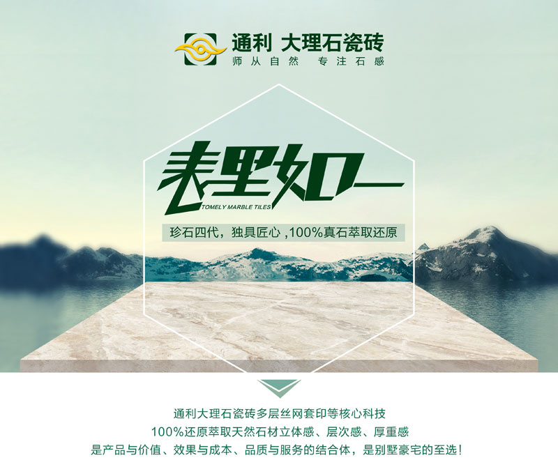 通利大理石瓷砖O2O全国统一价暨四代新品全球上(图2)