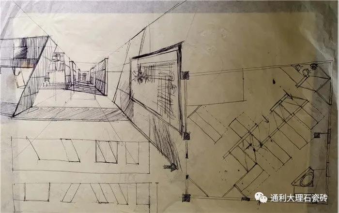 「余工中外团队」通利TOMELY大理石瓷砖艺术大宅展厅全案展示(图4)