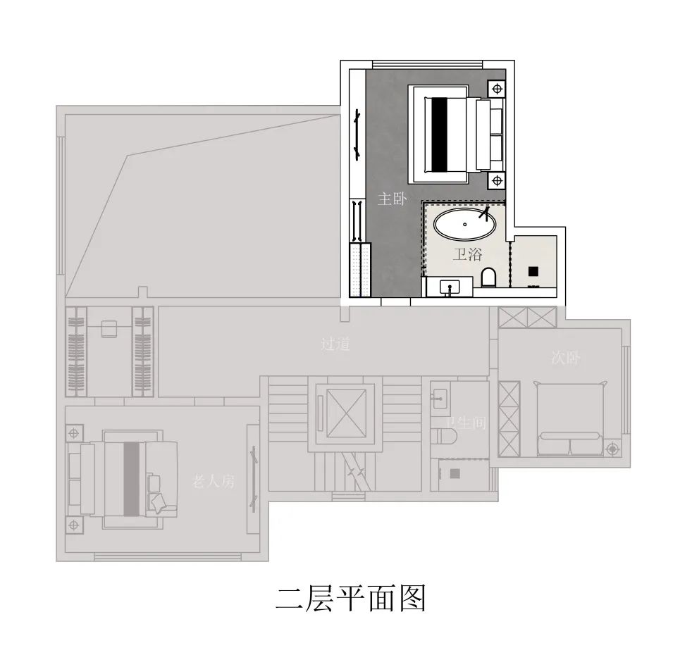 连纹美学丨260㎡临湖独栋别墅，高雅与诗意就在眼前(图16)