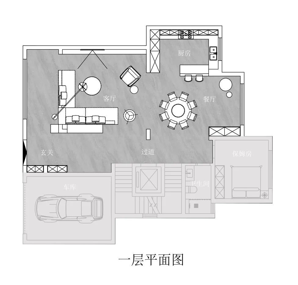 连纹美学丨260㎡临湖独栋别墅，高雅与诗意就在眼前(图15)